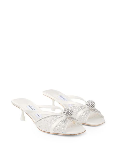 Jimmy Choo Siva embellished sandals - Silver - zdjęcie produktu nr 2