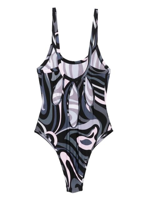 PUCCI square-neck swimsuit - Black