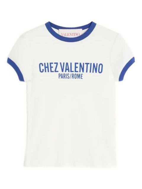 Valentino Garavani Chez-print T-shirt - White - zdjęcie produktu nr 1