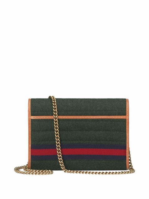 Gucci logo-plaque Web-stripe purse - Green - zdjęcie produktu nr 2