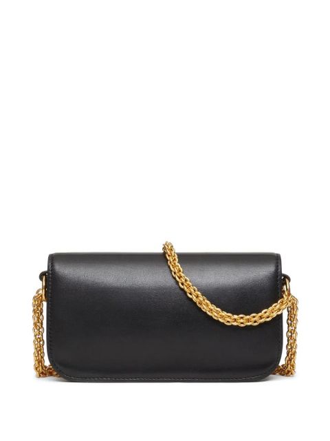 Valentino Garavani Locò small shoulder bag in calfskin - Black - zdjęcie produktu nr 2