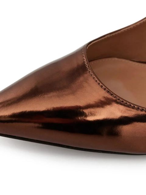 Aquazzura 85mm Love Affair pointed ankle strap pumps - Brown