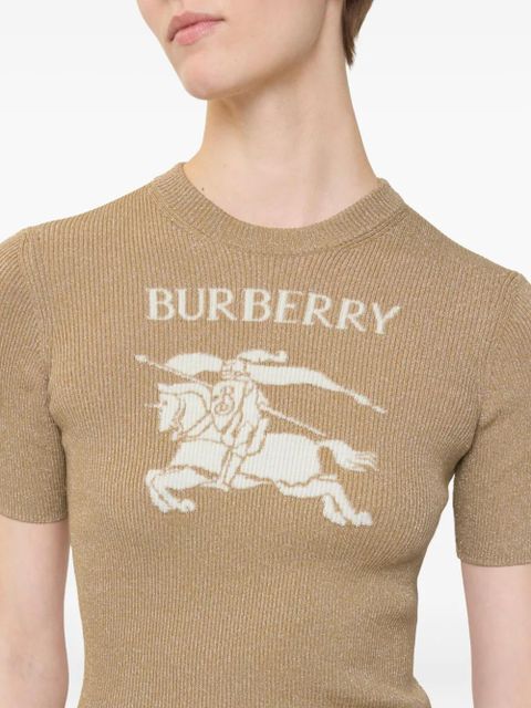 Burberry Equestrian Knight T-shirt - Neutrals