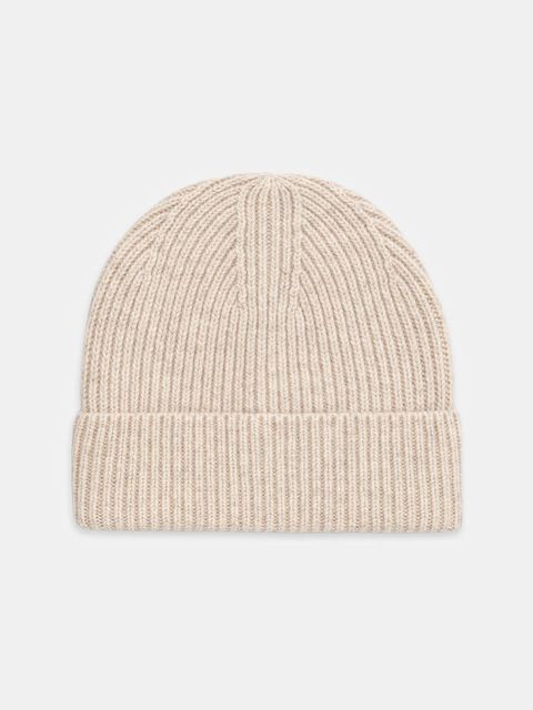 Answear.LAB czapka wełniana kolor beżowy - zdjęcie produktu nr 1
