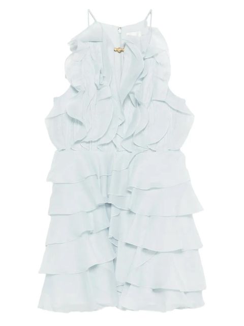 Aje Cleo ruffled tiered mini dress - Blue - zdjęcie produktu nr 1