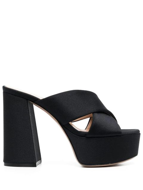 Gianvito Rossi Sheridan platform sandals - Black - zdjęcie produktu nr 1