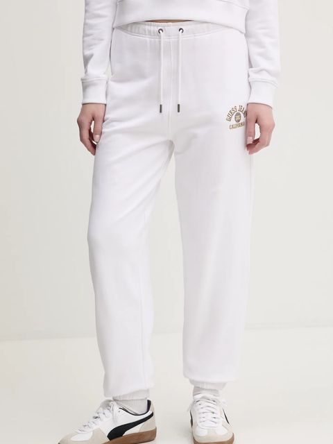 Guess Jeans spodnie dresowe bawełniane - zdjęcie produktu nr 2