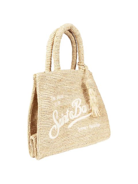 MC2 Saint Barth Colette raffia tote bag - Neutrals
