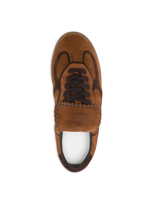 ALOHAS perforated lace-up sneakers - Brown