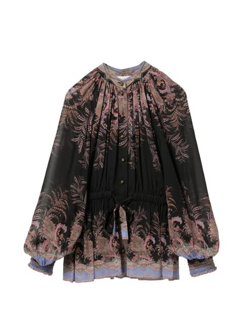 ZIMMERMANN all-over floral print blouse - Black - zdjęcie produktu nr 1