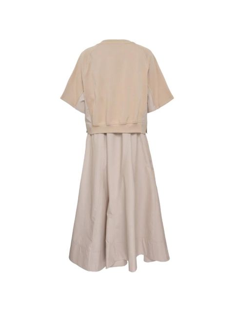 3.1 Phillip Lim crew-neck short-sleeve midi dress - Neutrals - zdjęcie produktu nr 2