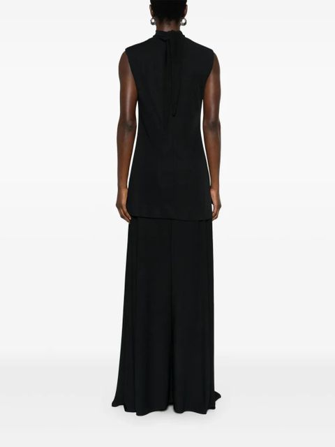 Jil Sander layered midi dress - Black