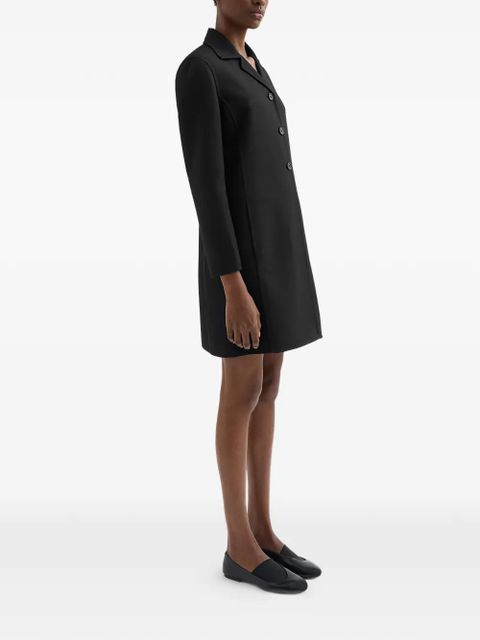 Jil Sander twill coat - Black - zdjęcie produktu nr 2