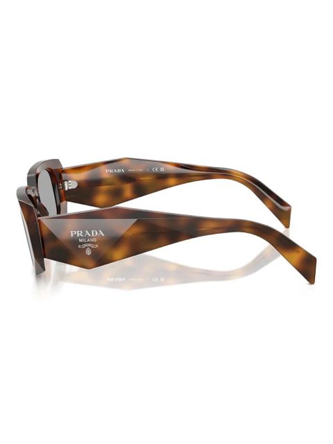 Prada Eyewear rectangle-frame sunglasses - Brown