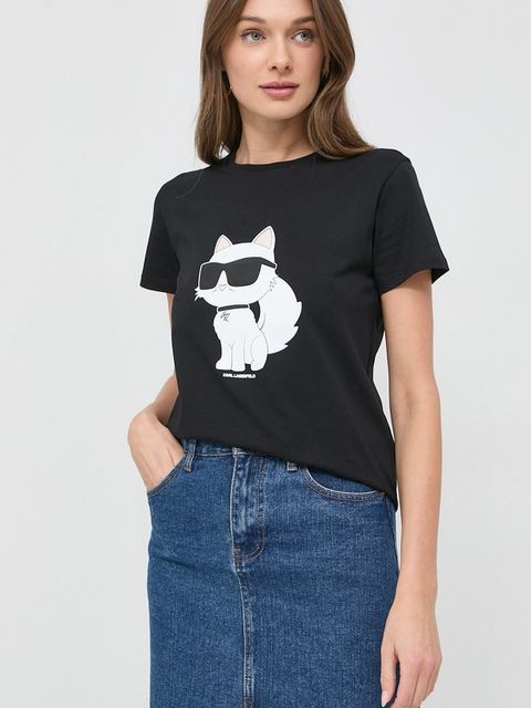 Karl Lagerfeld t-shirt bawełniany
