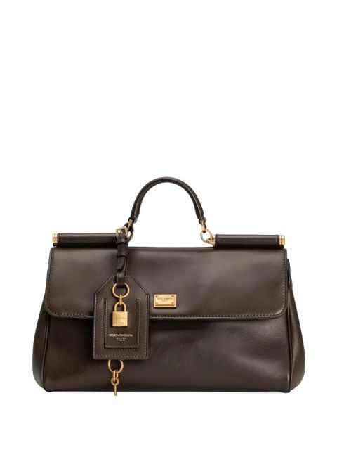 Dolce & Gabbana medium My Sicily top-handle tote bag - Brown - zdjęcie produktu nr 1