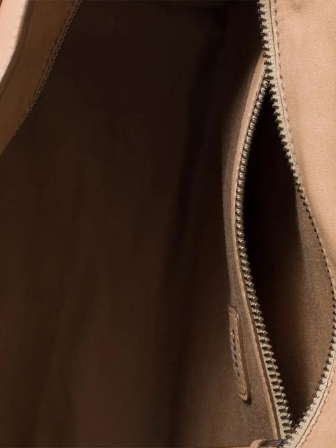 Miu Miu Utilitaire leather shoulder bag - Neutrals