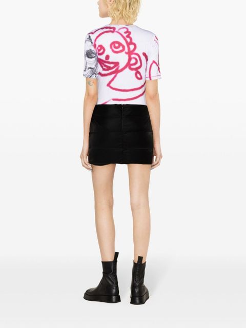 MISBHV Puffer Trinity Latex padded miniskirt - Black