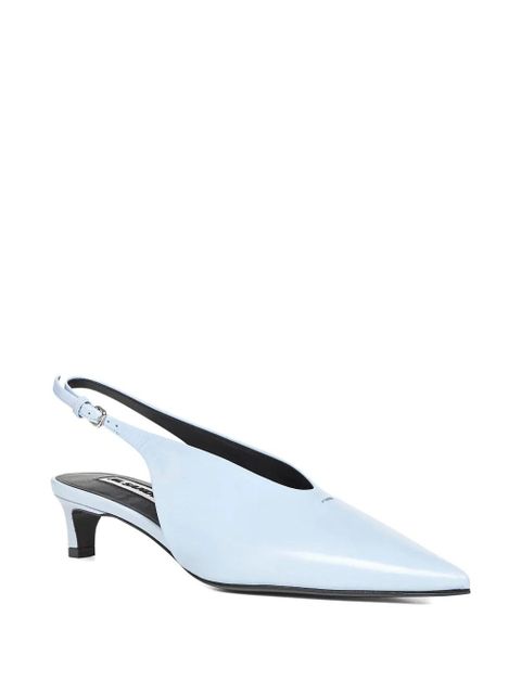 Jil Sander adjustable strap pointed pumps - Blue - zdjęcie produktu nr 2