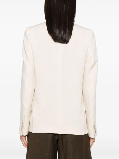 TOTEME no-lapels single-breasted blazer - Neutrals