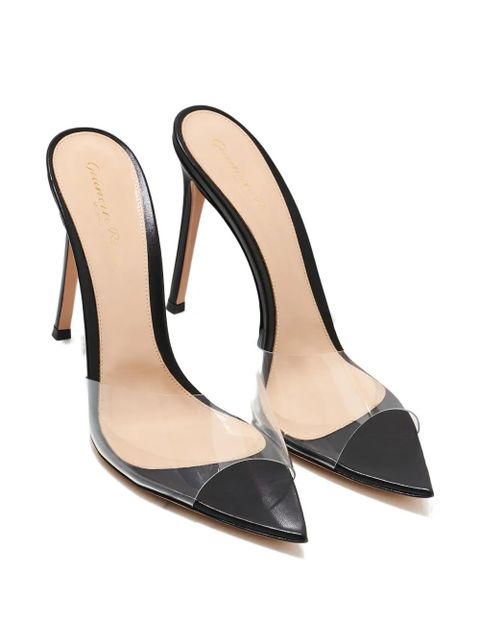 Gianvito Rossi transparent pointed sandals - White - zdjęcie produktu nr 2