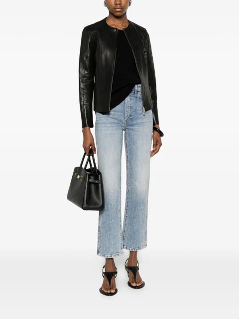 KHAITE Abigail button-fastening jeans - Blue - zdjęcie produktu nr 2