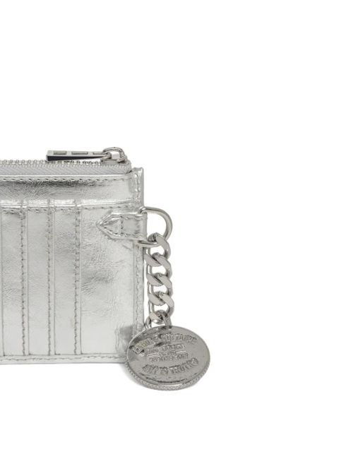 Zadig&Voltaire Sunny metallic card holder - Silver
