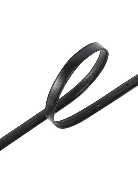 PINKO buckle lambskin belt - Black