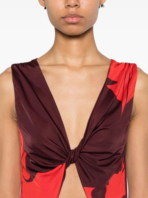 Johanna Ortiz Deep Heart maxi dress - Red