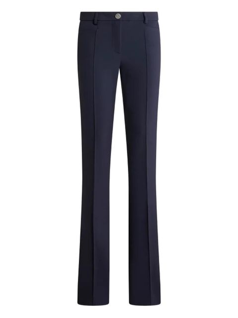 ETRO button-fastening flared trousers - Blue - zdjęcie produktu nr 1