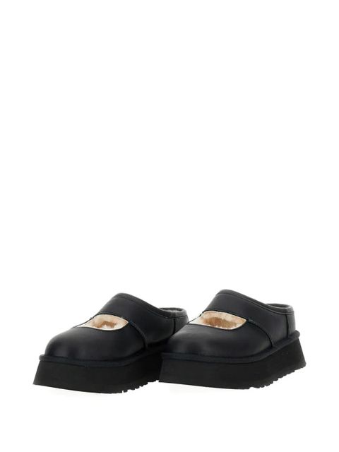 UGG Bea platform leather mules - Black