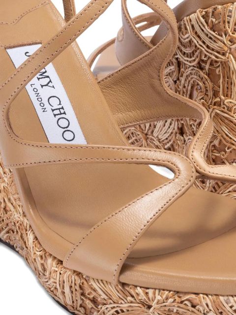 Jimmy Choo Ayla wedge sandals - Brown - zdjęcie produktu nr 2