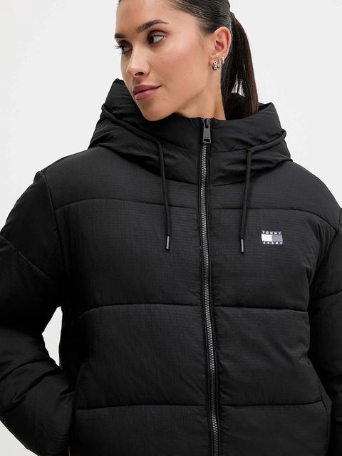 Tommy Jeans kurtka kolor czarny zimowa DW0DW21625