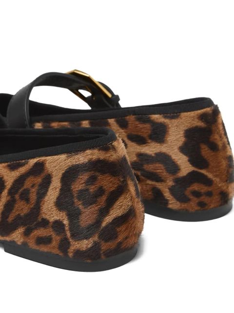 Versace Medusa buckle flats - Brown