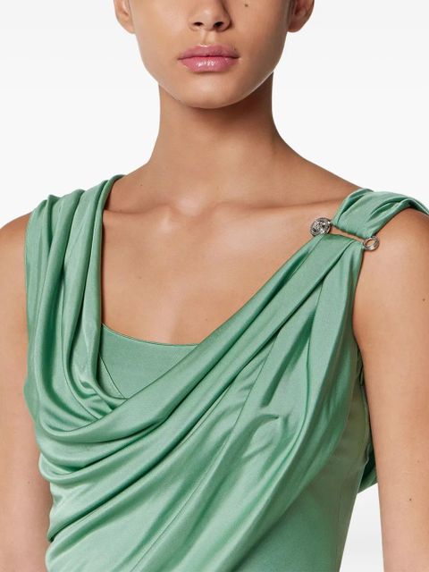 Versace draped mini dress - Green
