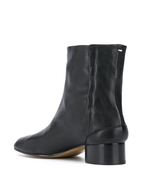 Maison Margiela Tabi 30mm leather ankle boots - Black