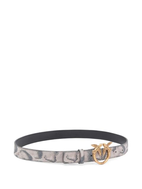 PINKO bird-buckle patterned belt - Grey - zdjęcie produktu nr 2