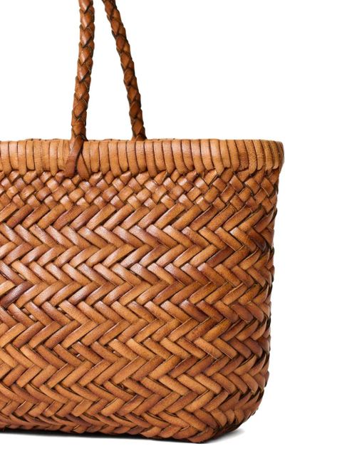 DRAGON DIFFUSION mini Flat Gora tote bag - Brown