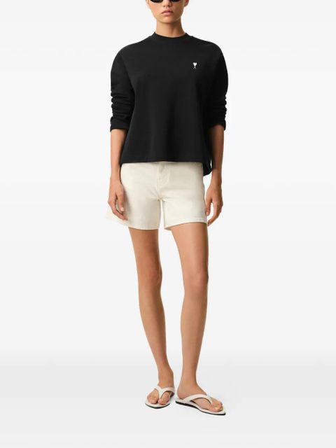 AMI Paris ami cropped sweatshirt - Black - zdjęcie produktu nr 2