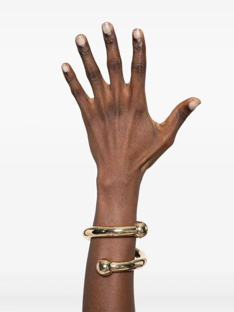 Sportmax metallic twist bracelet - Gold - zdjęcie produktu nr 2