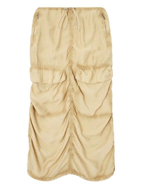 Diesel O-racle draped skirt - Brown - zdjęcie produktu nr 1