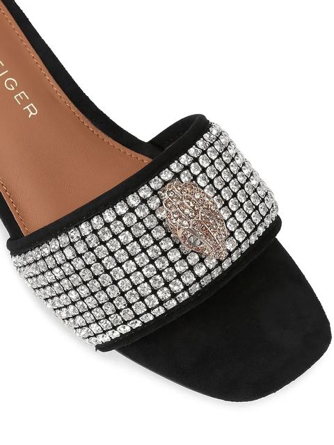 Kurt Geiger London klapki skórzane Kensington C Flat Sandal