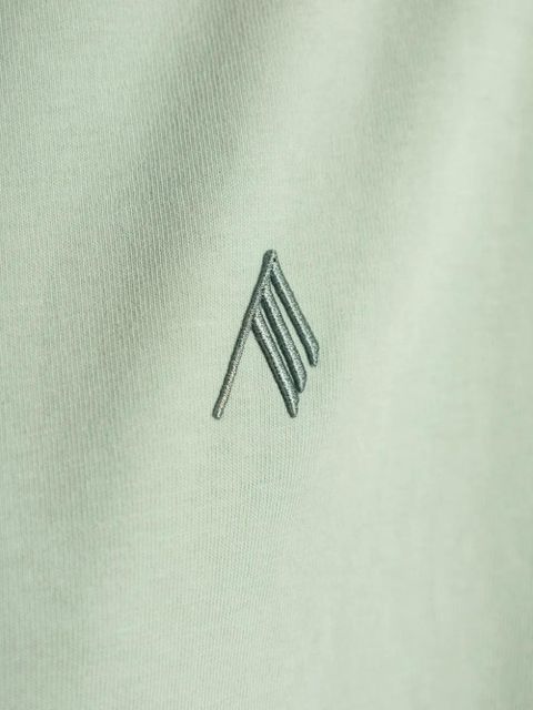 The Attico logo-embroidered T-shirt - Green