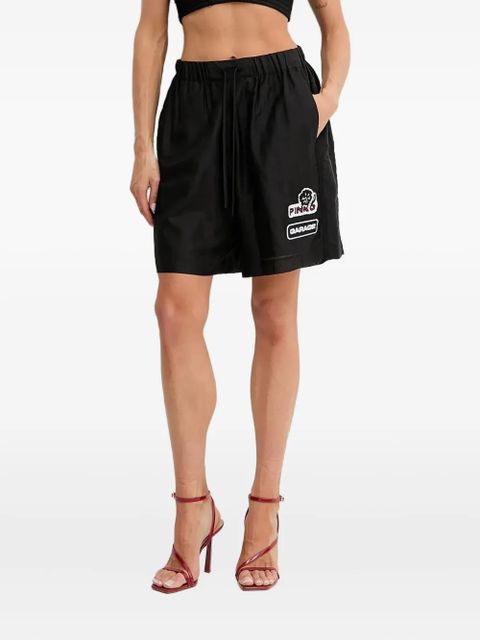 PINKO beaded-patch shorts - Black - zdjęcie produktu nr 1