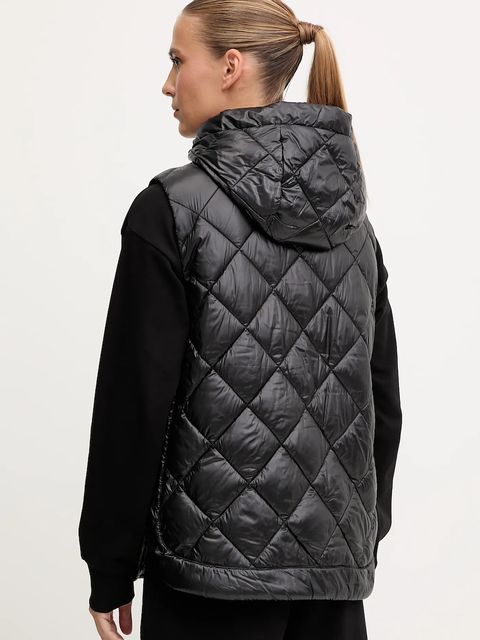 Dkny bezrękawnik kolor czarny przejściowy DP5V3144 - zdjęcie produktu nr 2