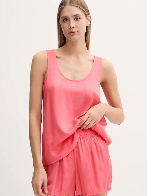 United Colors of Benetton piżama damska kolor różowy 41HY3P00S