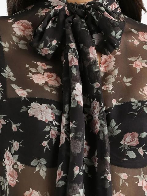 Dolce & Gabbana floral blouse - Black - zdjęcie produktu nr 2