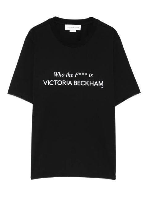 Victoria Beckham cotton T-shirt - Black - zdjęcie produktu nr 1