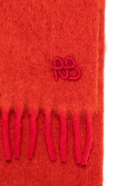 Ruslan Baginskiy logo-appliqué scarf - Orange - zdjęcie produktu nr 2