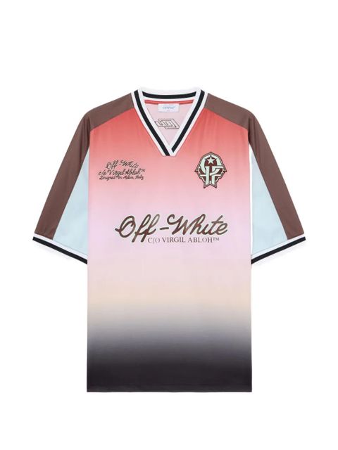 Off-White Soccer T-shirt - Pink - zdjęcie produktu nr 1